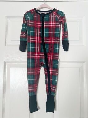 Little Sleepies Plaid Zippy 6-12 Months